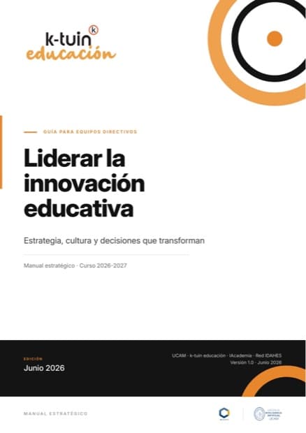 Portada de la guía Liderar la innovación educativa